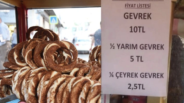 Bunu da gördük! İzmir'de çeyrek ve yarım simit satılmaya başladı