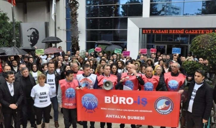 Büro-İş Başkanı Hamzaçebi: ‘İş bırakmaya mecbur bırakıldık’