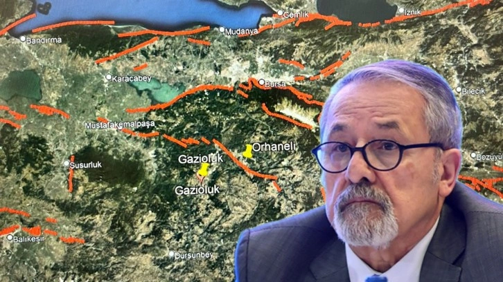 Bursa'da deprem oldu, Prof Dr. Naci Görür fay hatlarını işaret ederek uyardı