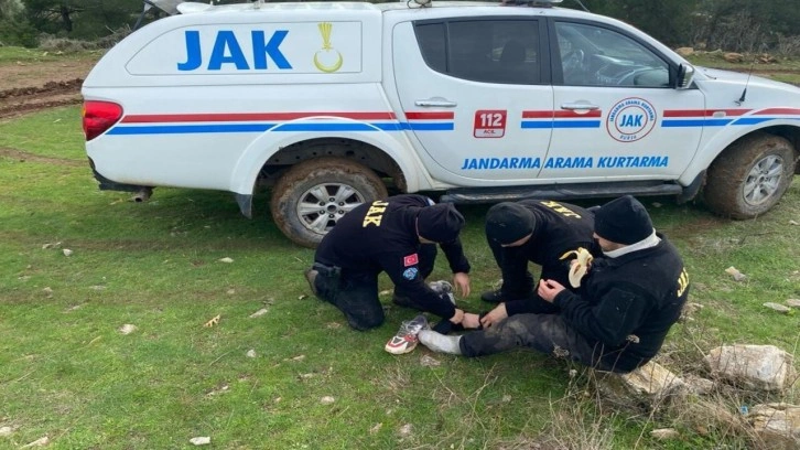 Bursa'da ormanda kaybolan adamı JAK timleri buldu