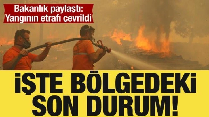 Çanakkale'de bugün başlayan orman yangını kontrol altına alındı