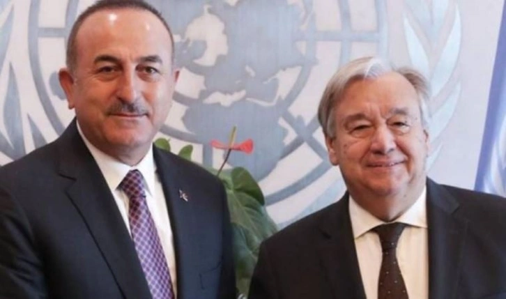 Çavuşoğlu Guterres ile görüştü