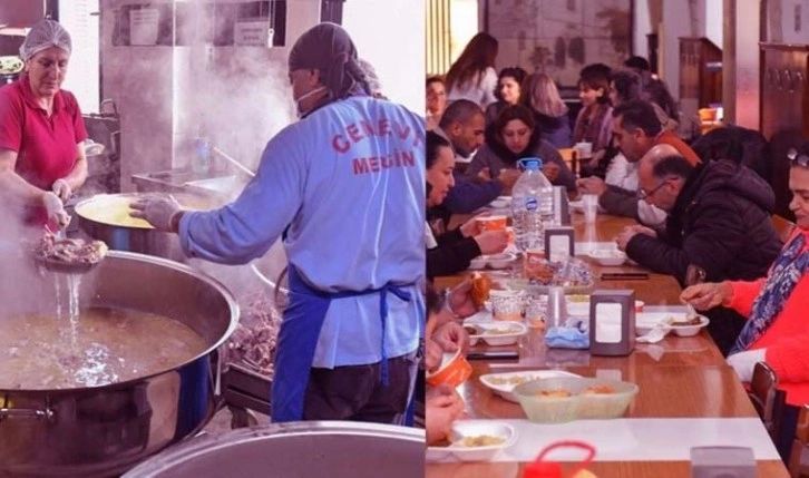 Cemevinde pişiyor, kilisede depremzedelere ikram ediliyor