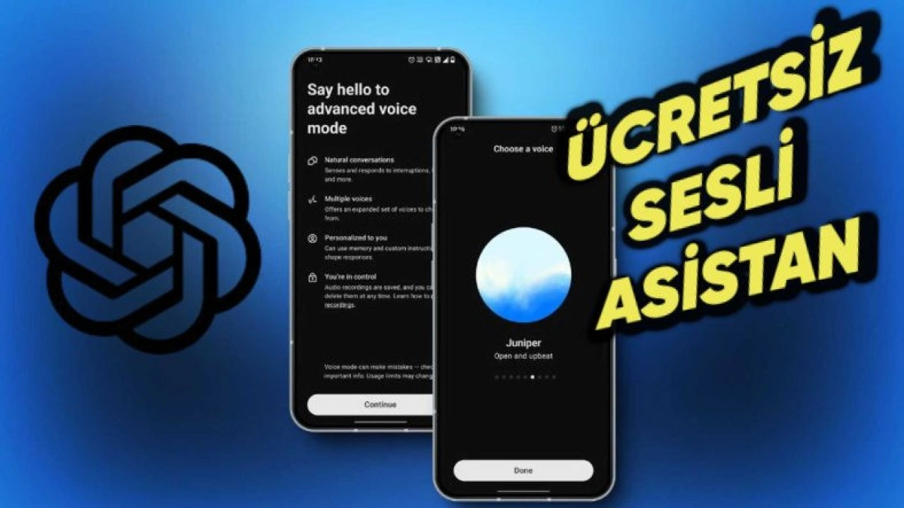ChatGPT Gelişmiş Ses Modu Ücretsiz Kullanılabilecek
