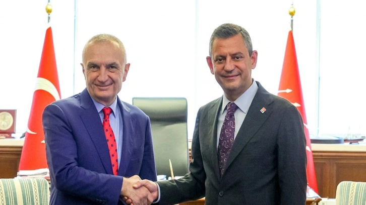 CHP Genel Başkanı Özgür Özel, eski Arnavutluk Cumhurbaşkanı Meta ile görüştü