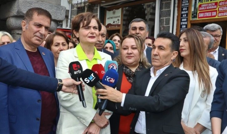 CHP'li Kaftancıoğlu Diyarbakır'da: Seçimler, akıldan yana olanlar ile olmayanların seçimi