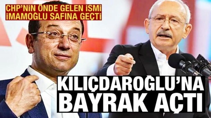 CHP'li Muharrem Erkek, İmamoğlu safına geçti: Kılıçdaroğlu'na bayrak açtı