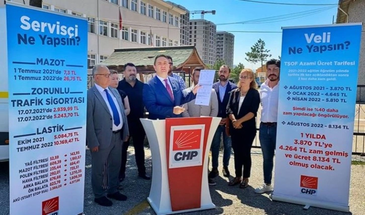 CHP'li Umut Akdoğan anlattı: 'Öğrenci velisi de servisçi de zorda'