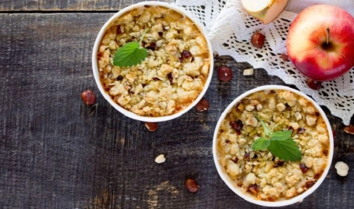 Crumble nedir, nasıl yapılır? Elmalı crumble tarifi…