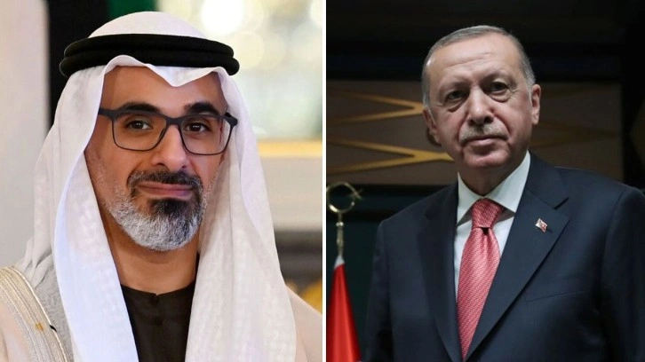 Cumhurbaşkanı Erdoğan, BAE Devlet Başkanı Muhammed bin Zayed ile görüştü