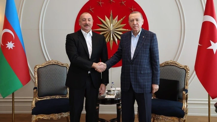 Cumhurbaşkanı Erdoğan, Bodrum’da Aliyev ile bayramlaştı