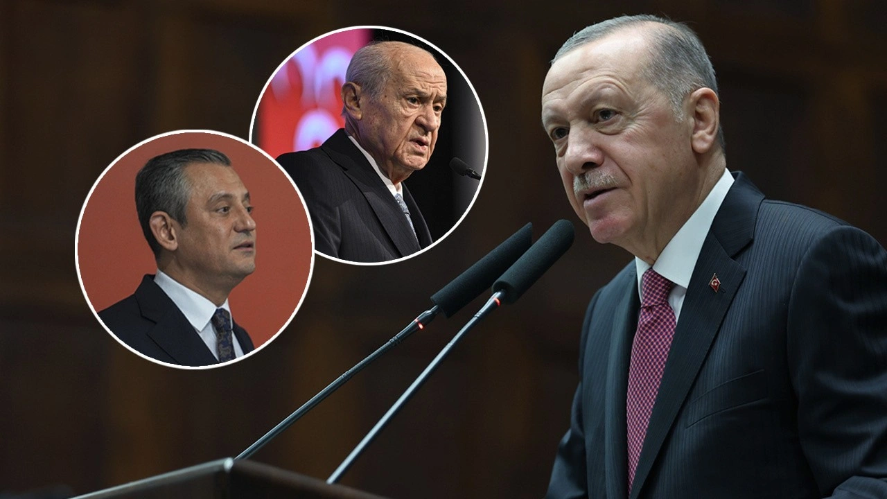 Cumhurbaşkanı Erdoğan'dan Bahçeli ile Özel'e yeni yıl tebriği