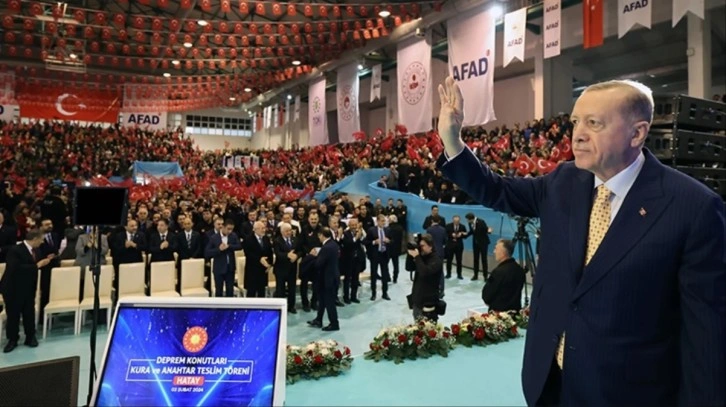 Cumhurbaşkanı Erdoğan: Deprem bölgesinde yıl sonuna kadar 200 bin evi teslim edeceğiz