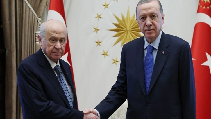 Cumhurbaşkanı Erdoğan, Devlet Bahçeli ile görüşüyor