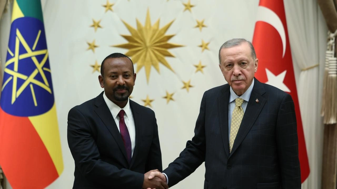 Cumhurbaşkanı Erdoğan Etiyopya Başbakanı Abiy Ahmed'i kabul etti