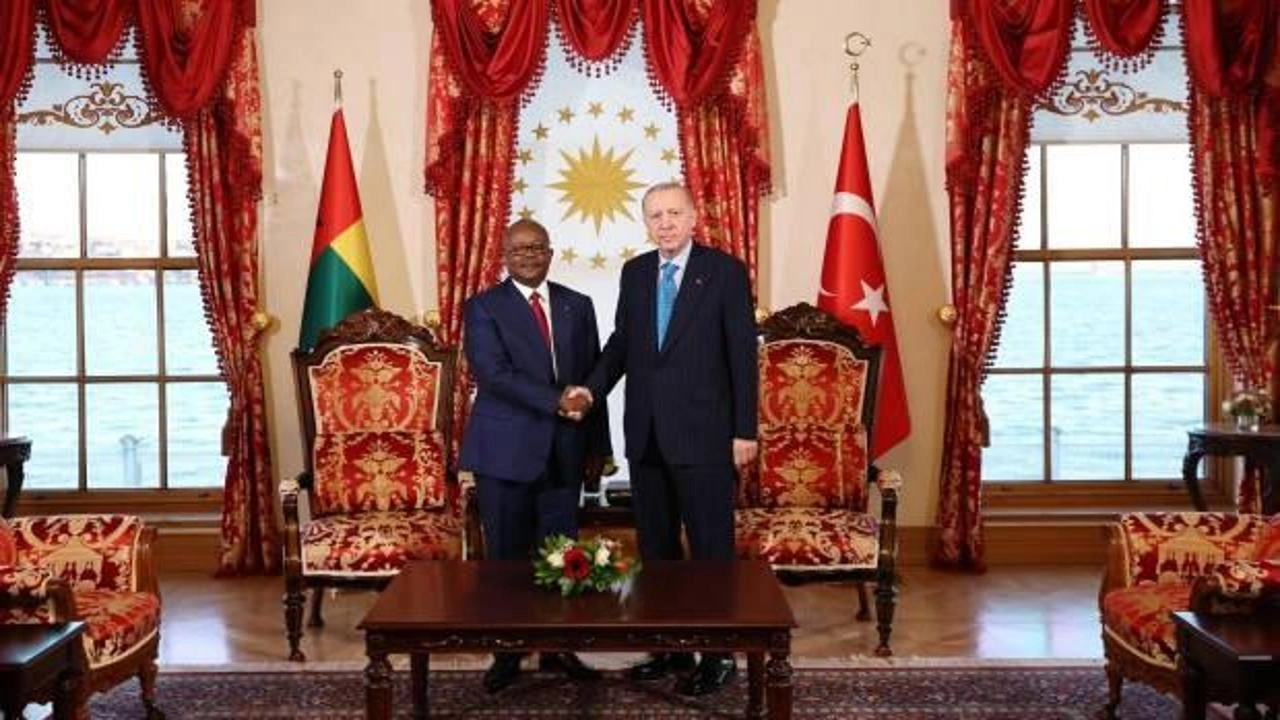 Cumhurbaşkanı Erdoğan, Gine Bissau Devlet Başkanı Embalo'yla görüştü