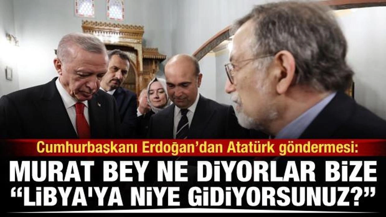 Cumhurbaşkanı Erdoğan ile Murat Bardakçı arasında dikkat çeken Atatürk diyaloğu