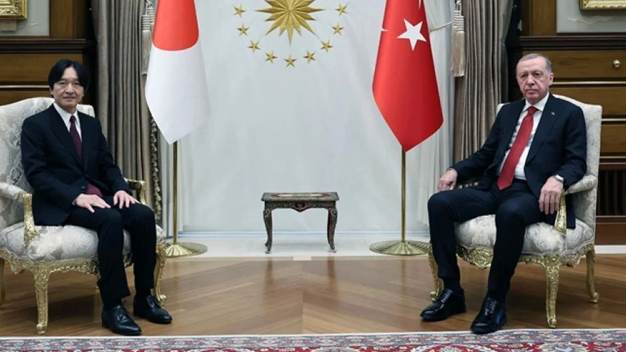 Cumhurbaşkanı Erdoğan, Japonya Veliaht Prensi'ni kabul etti