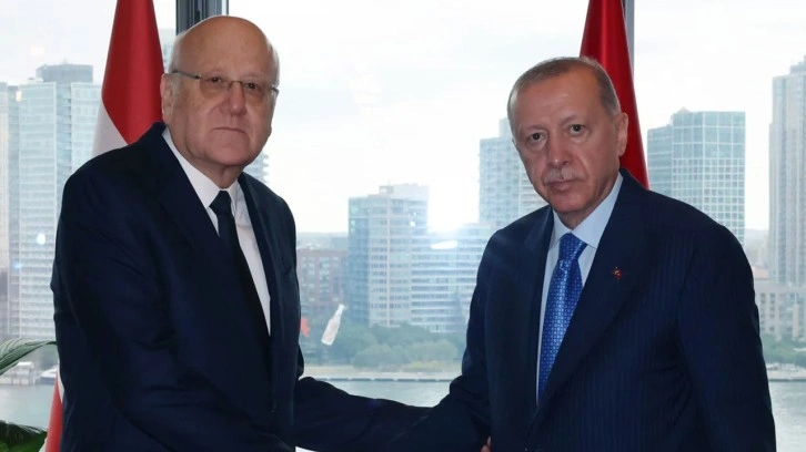 Cumhurbaşkanı Erdoğan, Lübnan Başbakanı Mikati ile görüştü