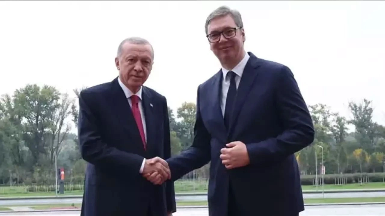 Cumhurbaşkanı Erdoğan, Sırbistan Cumhurbaşkanı Vucic ile görüştü