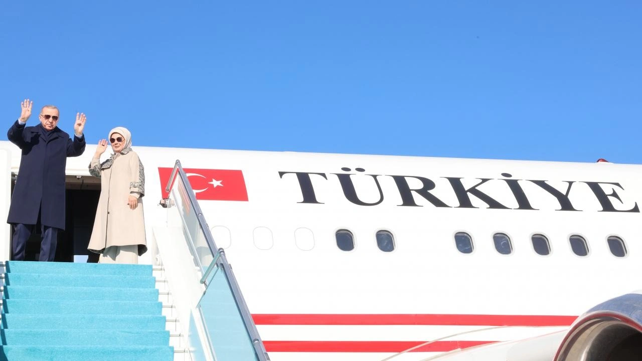 Cumhurbaşkanı Erdoğan, Tataristan'a gitti