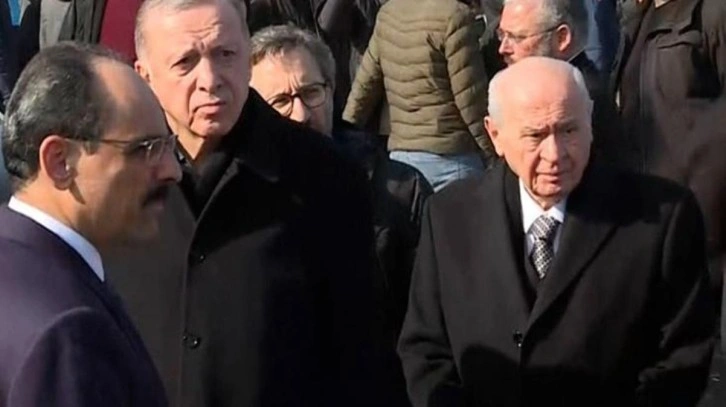 Cumhurbaşkanı Erdoğan ve MHP lideri Bahçeli deprem bölgesinde