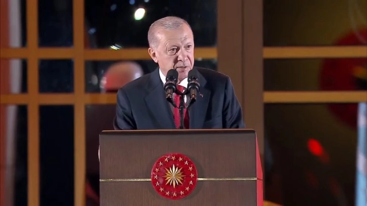 Cumhurbaşkanı Erdoğan Zafer Bayramı Özel Konseri'nde konuşuyor