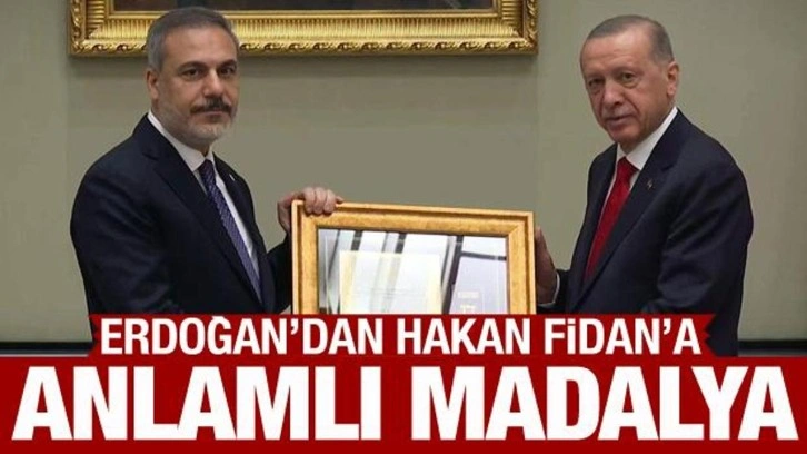 Cumhurbaşkanı Erdoğan'dan Bakan Fidan'a 