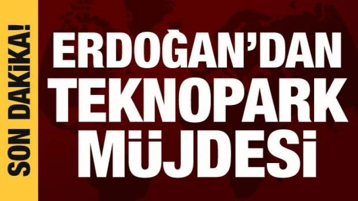 Cumhurbaşkanı Erdoğan'dan Nazilli'ye müjde: Teknopark açacağız