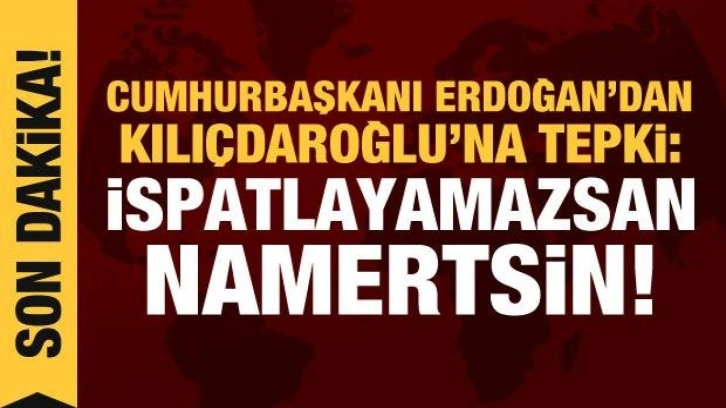 Cumhurbaşkanı Erdoğan'dan son dakika açıklamaları