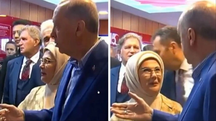 Cumhurbaşkanı Erdoğan'ın oy kullandığı okulda kısa süreli gerginlik!