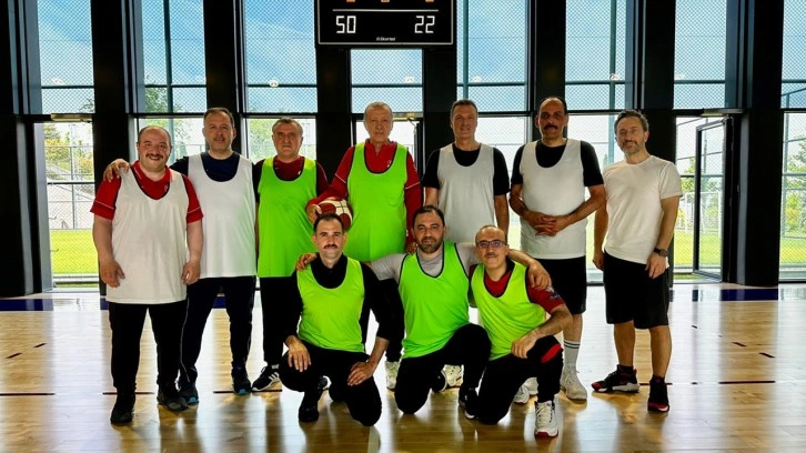 Cumhurbaşkanı Recep Tayyip Erdoğan basketbol maçı yaptı