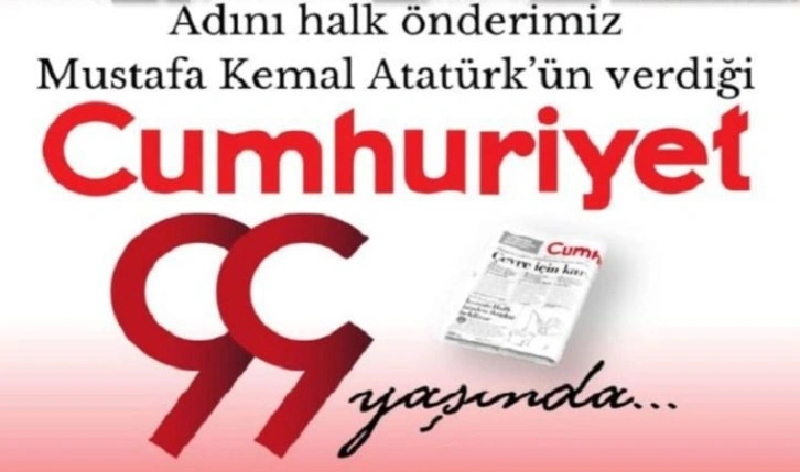 Cumhuriyet 99. yaşını okurlarıyla kutluyor