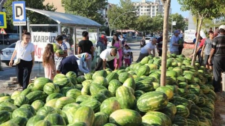 Dayanışma kampanyasında 400 ton karpuz vatandaşa ulaştı