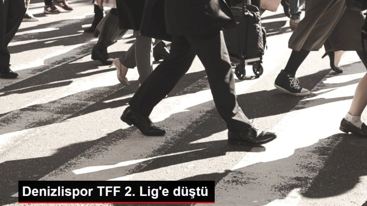 Denizlispor TFF 2. Lig'e düştü