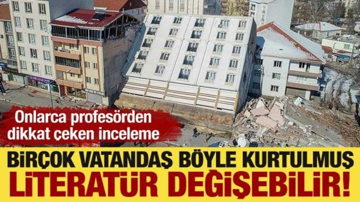 Deprem bölgesinde onlarca profesörden dikkat çeken inceleme: Literatür değişebilir!