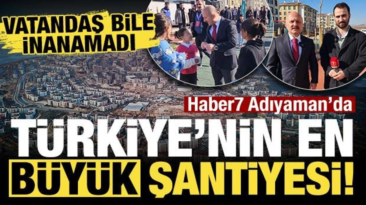 Depremin ikinci yılı: Türkiye'nin en büyük şantiye alanı kuruldu, vatandaş dahi inanamadı