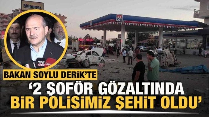 Derik'teki kaza ile ilgili tahkikat başlatıldı, Bakan Soylu bölgede