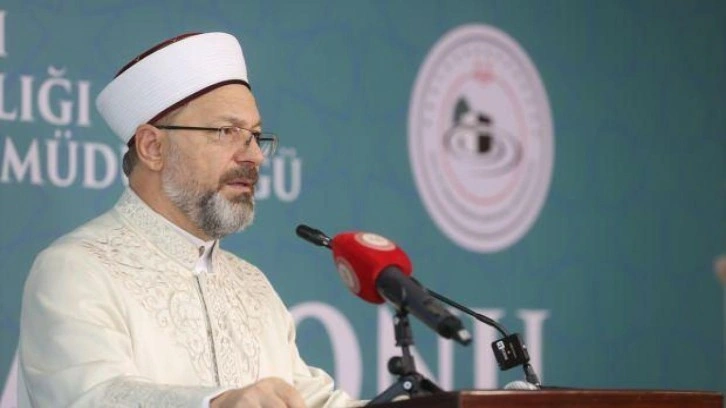 Diyanet İşleri Başkanı Erbaş: Hac dönemi irşat için önemli bir fırsat