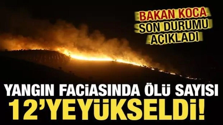 Diyarbakır'daki korkunç yangında ölü sayısı 12'ye yükseldi! Bakan Koca'dan açıklama