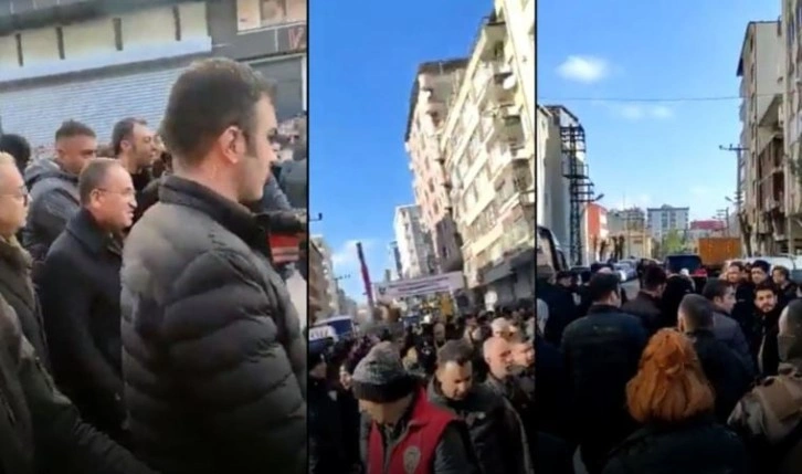 Diyarbakır'a giden Bakan Bozdağ ve AKP'li Eronat yuhalandı