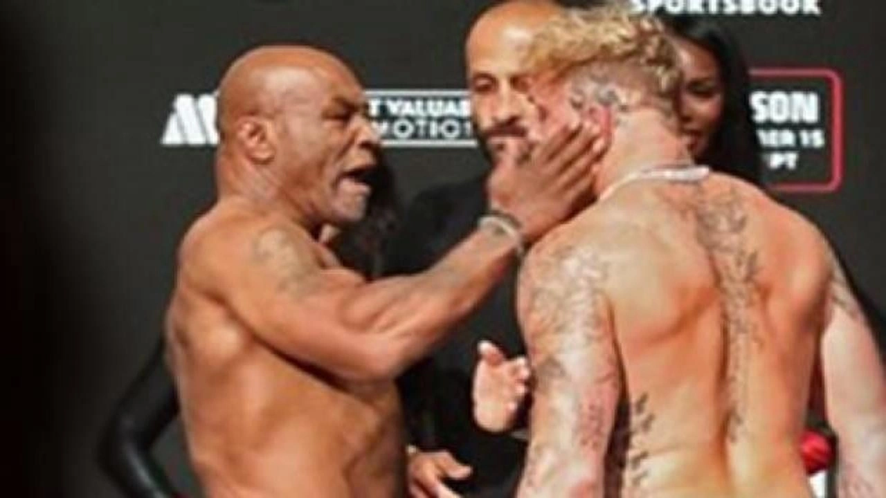 Dünya'nın beklediği maç öncesi Mike Tyson'dan Jake Paul'a tokat!