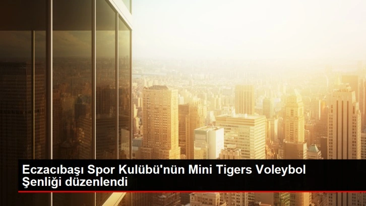 Eczacıbaşı Spor Kulübü'nün Mini Tigers Voleybol Şenliği düzenlendi