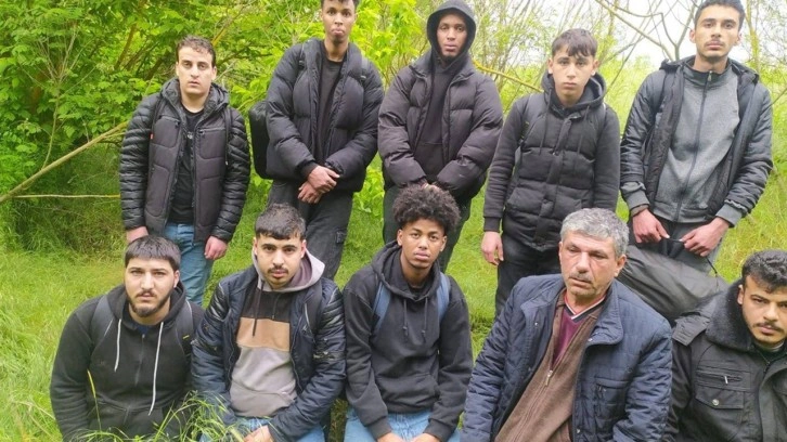 Edirne ve Kırklareli'nde 40 düzensiz göçmen yakalandı