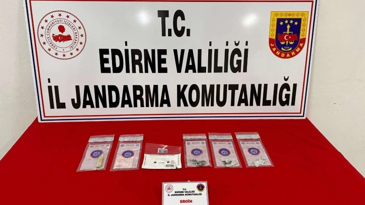 Edirne’de uyuşturucu operasyonu yapıldı, 3 kişi gözaltına alındı