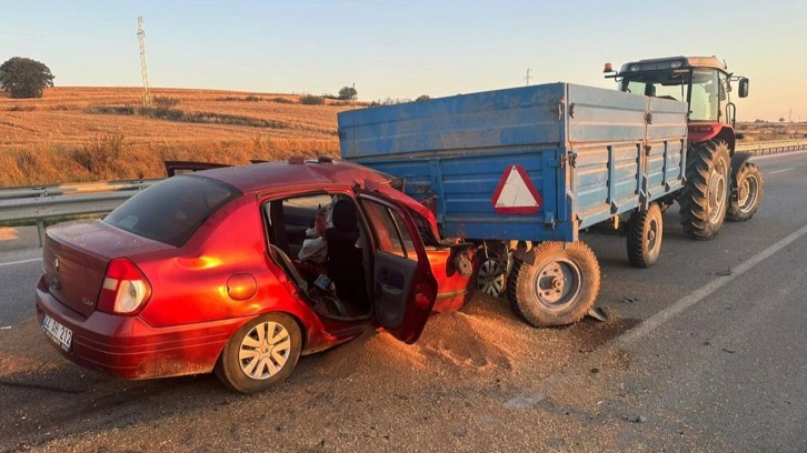 Edirne'deki trafik kazasında 2 kişi yaşamını yitirdi