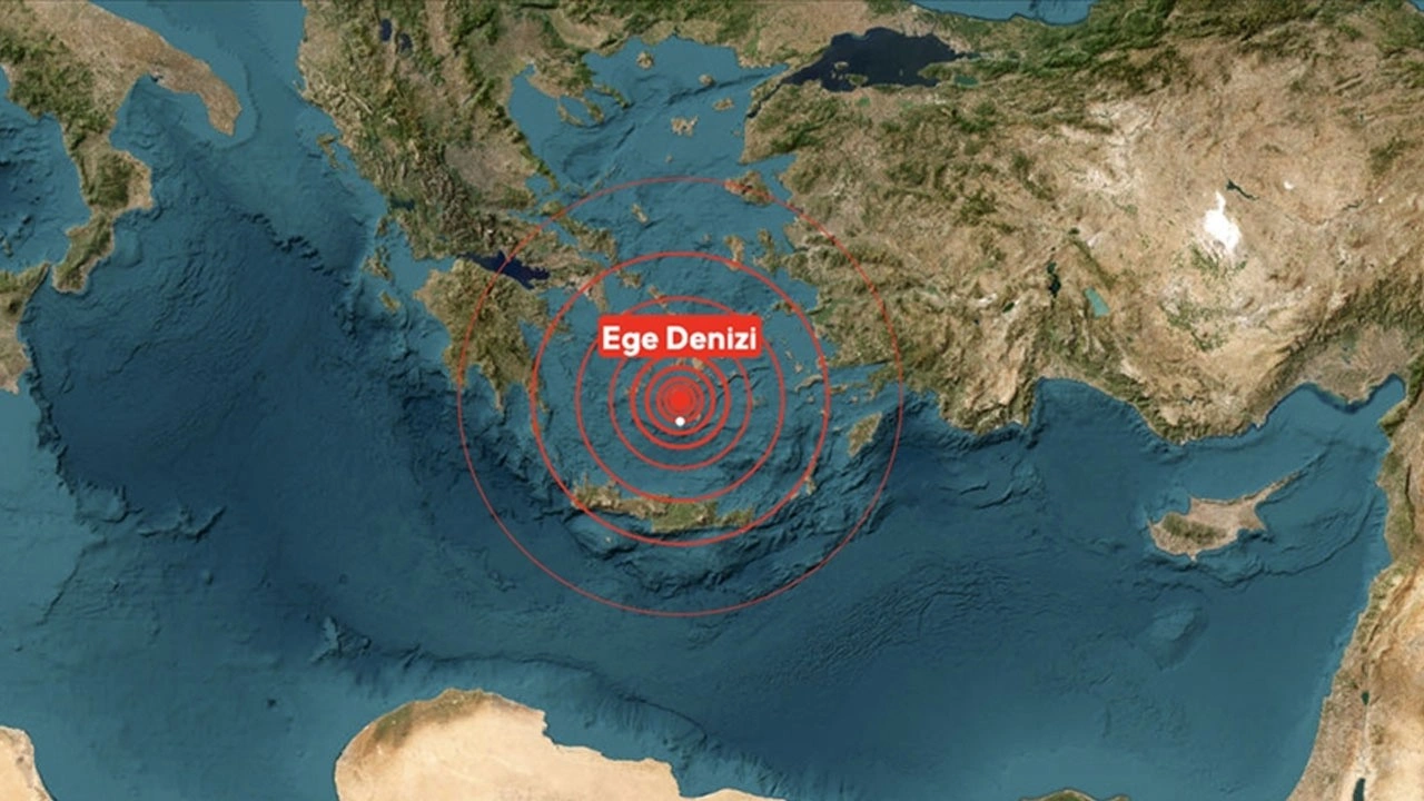 Ege Denizi'nde deprem oldu! AFAD duyurdu