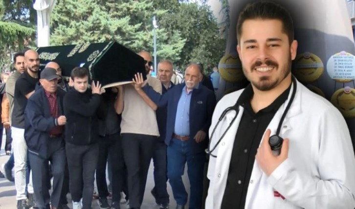 Ehliyetsiz sürücünün hayattan kopardığı doktor Buğra Kaan son yolculuğuna uğurlandı