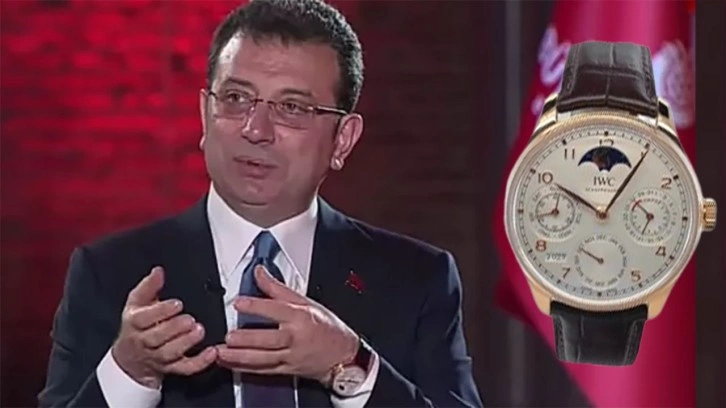 Ekrem İmamoğlu'nun saati olay oldu! İmamoğlu canlı yayına 1 milyon liralık saatle çıktı