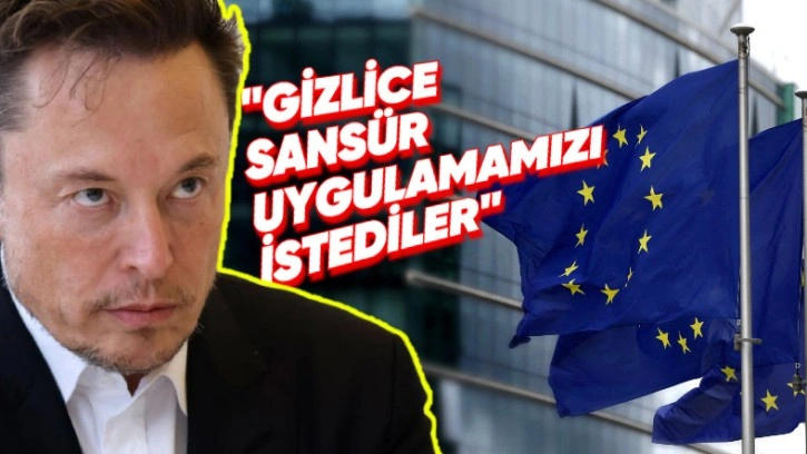 Elon Musk'tan AB'ye Ciddi Sansür Suçlaması